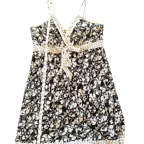 Women’s 3 Piece PJ’s Black Pants Pullover Back Top with lace and Lace Nighty - Picture 7 of 10